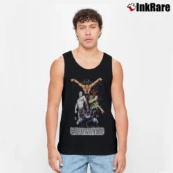 Men’s 2000s Mudvayne Graphic Tank Top in black | Breathable, Active-Friendly Design