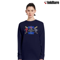 Women’s 2000s Philadelphia Phillies 2008 World Series Graphic Long-Sleeve Top in navy | Sleek, Versatile, All-Season