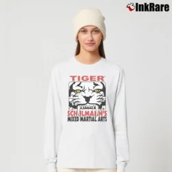 Women’s 2000s Tiger Schulmann's Mixed Martial Arts School Graphic Long-Sleeve Top in white | Sleek, Versatile, All-Season