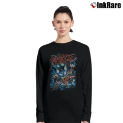 Women’s 2000s Venom Carnage Marvel Graphic Long-Sleeve Top in black | Sleek, Versatile, All-Season
