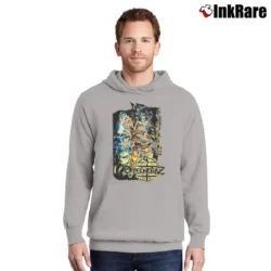 Men’s 2002 Dragon Ball Z Goku Vegeta Vintage Pullover Hoodie in sport grey | Cozy, Durable, Modern Fit