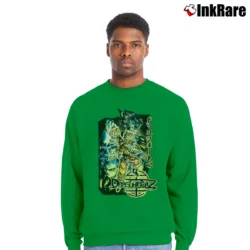 Men’s 2002 Dragon Ball Z Goku Vegeta Vintage Crewneck Sweatshirt in irish green | Cozy Fabric, Clean Style
