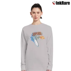 Women’s 2002 Silver Surfer Marvel Comics Superhero Long-Sleeve Top in sport grey | Sleek, Versatile, All-Season