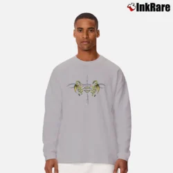 Men’s 2003 Harley Davidson Fire Breathing Dragon Long-Sleeve Shirt in sport grey | Sleek, Lightweight, Year-Round Wear