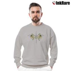 Men’s 2003 Harley Davidson Fire Breathing Dragon Crewneck Sweatshirt in sport grey | Cozy Fabric, Clean Style