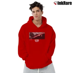 Men’s 2004 Star Wars Trilogy Darth Vader Promo Pullover Hoodie in red | Cozy, Durable, Modern Fit