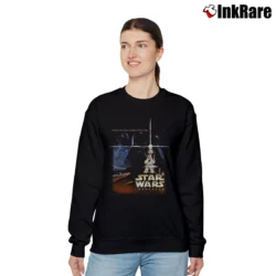 Women’s 2004 Star Wars Weekends R2D2 C3PO Disney World Relaxed Sweatshirt in black | Soft, Laid-Back Vibe
