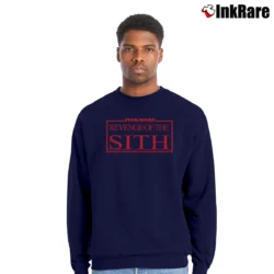 Men’s 2005 Star Wars Revenge Of The Sith Episode III Crewneck Sweatshirt in navy | Cozy Fabric, Clean Style
