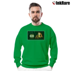 Men’s 2005 Star Wars Revenge Of The Sith Rare Promo Crewneck Sweatshirt in irish green | Cozy Fabric, Clean Style