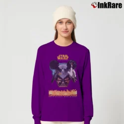 Women’s 2005 Star Wars Weekends Darth Vader Walt Disney Long-Sleeve Top in purple | Sleek, Versatile, All-Season
