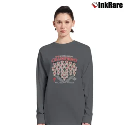 Women’s 2008 Philadelphia Phillies World Series Graphic Long-Sleeve Top in charcoal | Sleek, Versatile, All-Season