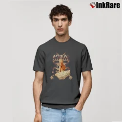 Men’s 2009 Pink Funhouse Tour Red Dragon Graphic Classic T-Shirt in charcoal | Soft, Breathable Everyday Wear