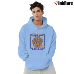 Men’s 2010 Lakers Back2back Champs Pullover Hoodie in light blue | Cozy, Durable, Modern Fit