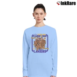 Women’s 2010 Lakers Back2back Champs Long-Sleeve Top in light blue | Sleek, Versatile, All-Season
