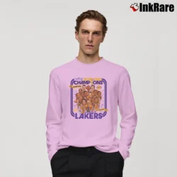 Men’s 2010 Lakers Back2back Champs Long-Sleeve Shirt in light pink | Sleek, Lightweight, Year-Round Wear