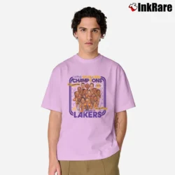 Men’s 2010 Lakers Back2back Champs Classic T-Shirt in light pink | Soft, Breathable Everyday Wear