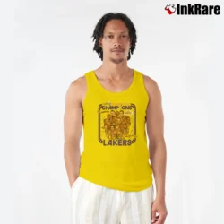 Men’s 2010 Lakers Back2back Champs Tank Top in yellow | Breathable, Active-Friendly Design