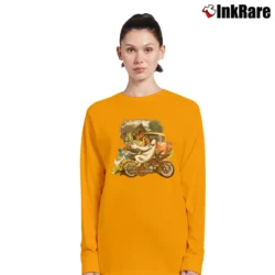 Women’s 2016 Harley Davidson Looney Tunes Miami Florida Long-Sleeve Top in orange | Sleek, Versatile, All-Season