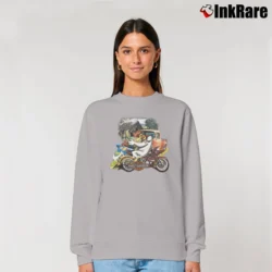 Women’s 2016 Harley Davidson Looney Tunes Miami Florida Relaxed Sweatshirt in sport grey | Soft, Laid-Back Vibe