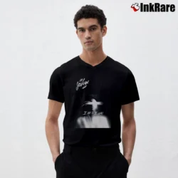 Men’s 21 Savage I Am I Was V-Neck Tee in black | Sharp, Breathable, Everyday Staple