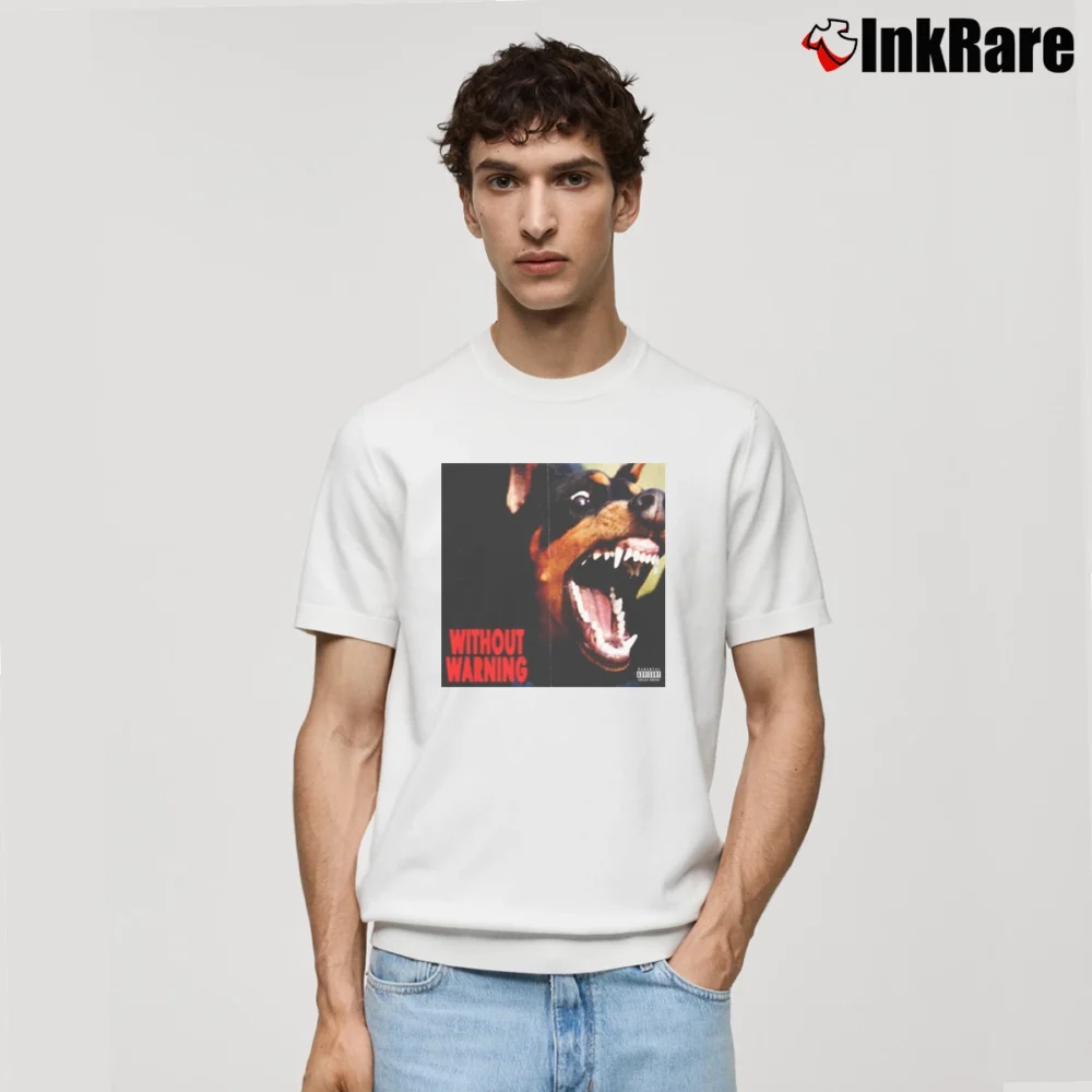 Men’s 21 Savage Without Warning Classic T-Shirt in white | Soft, Breathable Everyday Wear