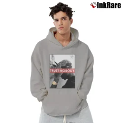 Men’s 2Pac Trust No One Tupac Biggie Pullover Hoodie in sport grey | Cozy, Durable, Modern Fit