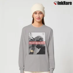 Women’s 2Pac Trust No One Tupac Biggie Long-Sleeve Top in sport grey | Sleek, Versatile, All-Season