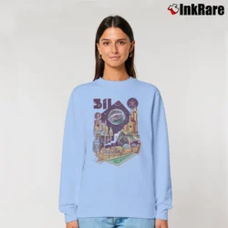 Women’s 311 Band Mckees Rocks Relaxed Sweatshirt in light blue | Soft, Laid-Back Vibe