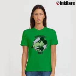 Women’s 70s Belton Rat Mickey Mouse Vintage Signature T-Shirt in irish green | Soft, Flattering Fit