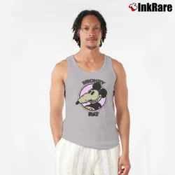 Men’s 70s Belton Rat Mickey Mouse Vintage Tank Top in sport grey | Breathable, Active-Friendly Design
