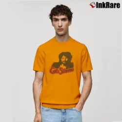 Men’s 70s Cat Stevens Classic Music Classic T-Shirt in orange | Soft, Breathable Everyday Wear