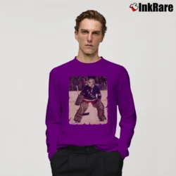 Men’s 70s Ed Giacomin New York Rangers Long-Sleeve Shirt in purple | Sleek, Lightweight, Year-Round Wear