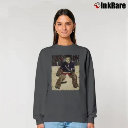 Women’s 70s Ed Giacomin New York Rangers Relaxed Sweatshirt in charcoal | Soft, Laid-Back Vibe