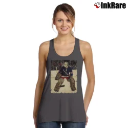 Women’s 70s Ed Giacomin New York Rangers Tank Top in charcoal | Lightweight, Movement-Friendly