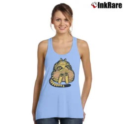 Women’s 70s Kliban Cat Football Crazy Hawaii 1975 Tank Top in light blue | Lightweight, Movement-Friendly