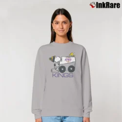 Women’s 70s Los Angeles Kings Snoopy Relaxed Sweatshirt in sport grey | Soft, Laid-Back Vibe