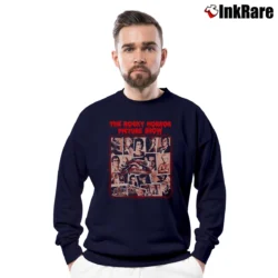 Men’s 70s Rocky Horror Picture Show Crewneck Sweatshirt in navy | Cozy Fabric, Clean Style