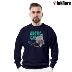 Men’s 80s 90s Arctic Cat Ripping Up The Competition Crewneck Sweatshirt in navy | Cozy Fabric, Clean Style