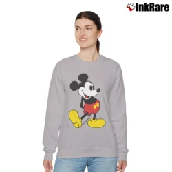 Women’s 80s 90s Mickey Mouse Disney Vintage Relaxed Sweatshirt in sport grey | Soft, Laid-Back Vibe