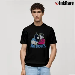 Men’s 80s Batman Joker Arch Enemies DC Comics Classic T-Shirt in black | Soft, Breathable Everyday Wear