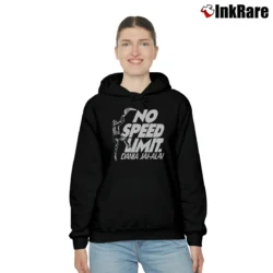 Women’s 80s Dania Beach Jai Alai Speed Cozy Hoodie in black | Warm, Structured, Stylish
