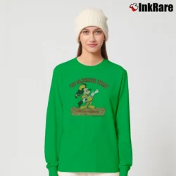 Women’s 80s Disney Fort Wilderness Resort Mickey Mouse Long-Sleeve Top in irish green | Sleek, Versatile, All-Season