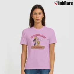 Women’s 80s Disney Fort Wilderness Resort Mickey Mouse Signature T-Shirt in light pink | Soft, Flattering Fit