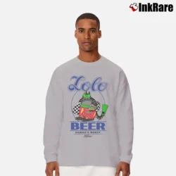Men’s 80s Fat Cat Lolo Beer Hawaii Long-Sleeve Shirt in sport grey | Sleek, Lightweight, Year-Round Wear