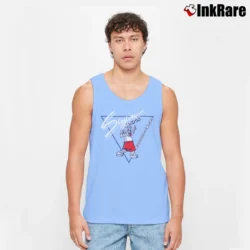 Men’s 80s Fresno State Bulldogs Mascot College Tank Top in light blue | Breathable, Active-Friendly Design
