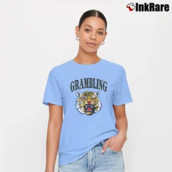 Women’s 80s Grambling Tigers State Signature T-Shirt in light blue | Soft, Flattering Fit