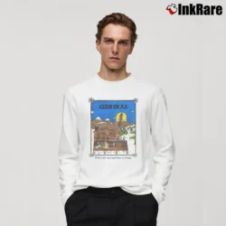 Men’s 80s Grateful Dead Club Dead Where The Wind Don't Blow So Strange Long-Sleeve Shirt in white | Sleek, Lightweight, Year-Round Wear
