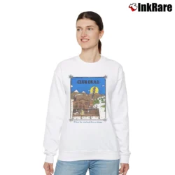 Women’s 80s Grateful Dead Club Dead Where The Wind Don't Blow So Strange Relaxed Sweatshirt in white | Soft, Laid-Back Vibe