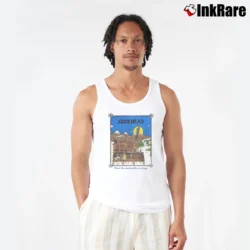 Men’s 80s Grateful Dead Club Dead Where The Wind Don't Blow So Strange Tank Top in white | Breathable, Active-Friendly Design