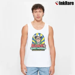 Men’s 80s Kfat Gilroy Radio Tank Top in white | Breathable, Active-Friendly Design